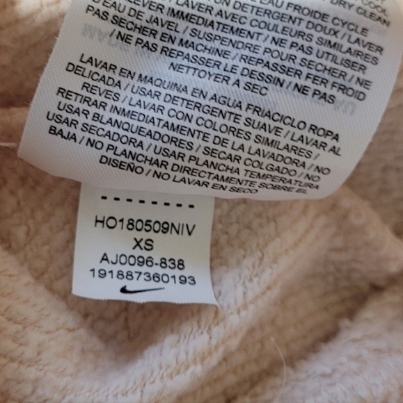 Nike Clash Metallic Crop Hoodie Womens XS - Picture 9 of 11